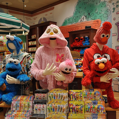 キャラクターズ4Uのディスプレイ