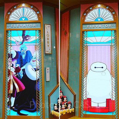 デジタルエレベーターにはキャラクターたちが続々登場！