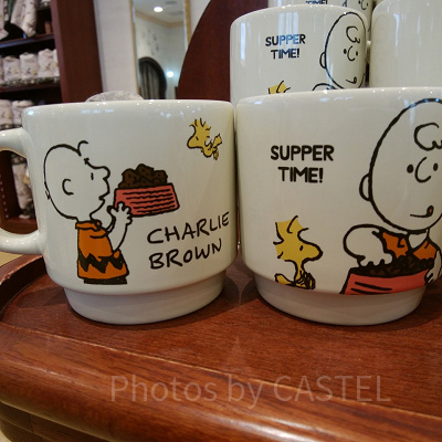 チャーリーブラウンのスタッキングマグカップ