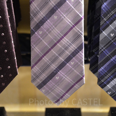 チェックネクタイ②（むらさき）