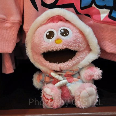 チェックのダッフルコート着用写真