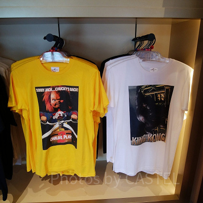 左がチャイルドプレイのTシャツ（3,900円）