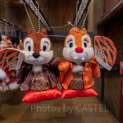 チップとデールぬいぐるみバッジセット