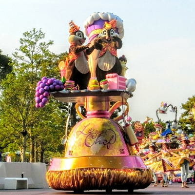 ドリーミング・アップに登場する、チップ（右）とデール（左）