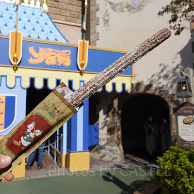 ディズニーランドチュロス：チョコレートチュロス