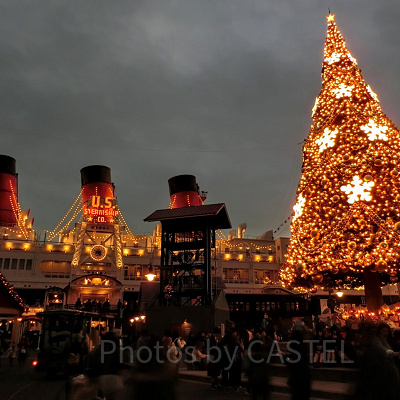 ディズニーシーのクリスマス
