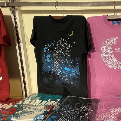 美ら海水族館のナイトアクアリウムTシャツ