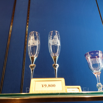 シンデレラ城ペアシャンパングラス