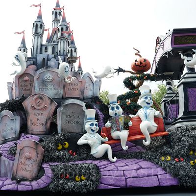 シンデレラ城のフロート：側面部分