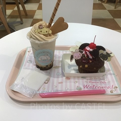 シナモロールドリームカフェメニュー
