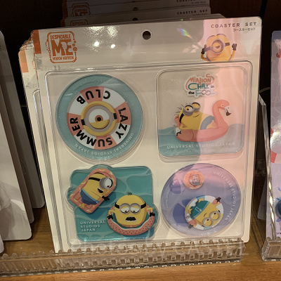 コースターセット（MINIONS CHILL in the POOL）