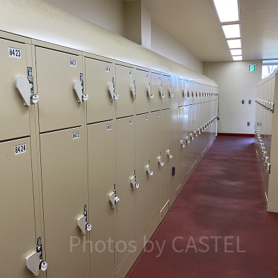 コインロッカーの様子（東京ディズニーランド バス・ターミナル付近）