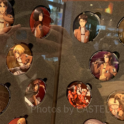 コレクタブル缶バッジ〔USJ×進撃の巨人〕