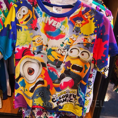 カラフルミニオン青Tシャツ