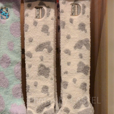 着圧ソックス（ダルメシアン）