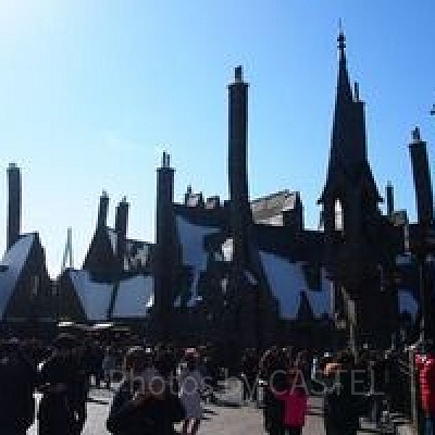 ハリーポッターエリアの混雑具合