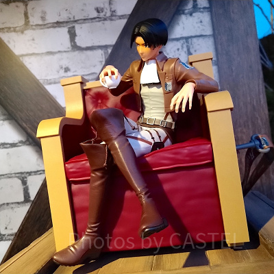 【値下げ中】USJ クールジャパン 進撃の巨人 リヴァイ兵長フィギュア USJ - USJ限定 進撃の巨人 リヴァイ兵長微笑みバージョン