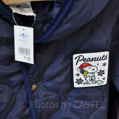 クリスタルジャケットの胸元アップ