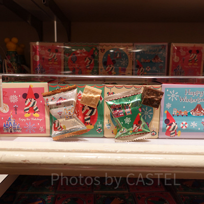 ディズニー・クリスマス・リルリンリングッズ：キュービックチョコレートクランチ