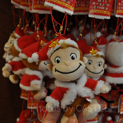 おさるのジョージ　ぬいぐるみマスコット