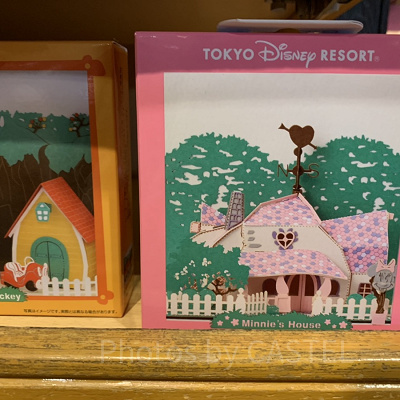 可愛らしいミニーの家がペーパーナノに
