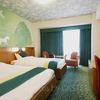 ユニバホテルのかわいい部屋