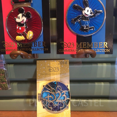 ディズニースプリングスで見つけたD23のピン