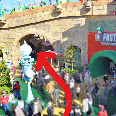 USJドンキーコングエリアの行き方道順