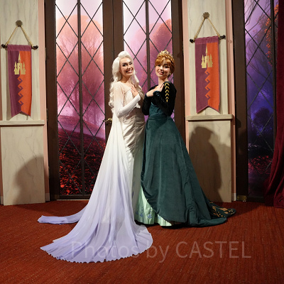 ディズニーカリフォルニアアドベンチャー：アナ＆エルサのグリーティング