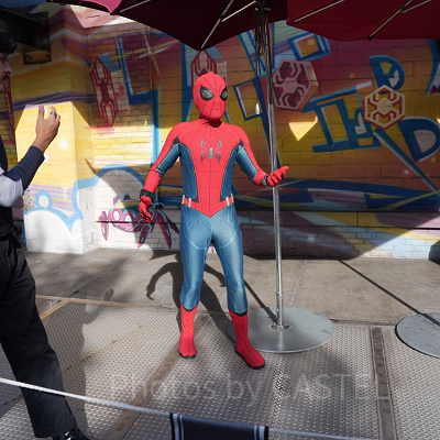 ディズニーカリフォルニアアドベンチャー：スパイダーマンにも会える！