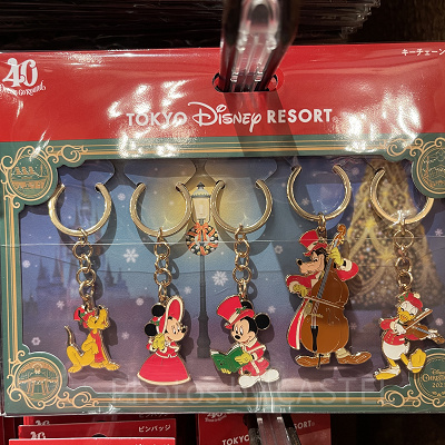ディズニークリスマスグッズ2023：キーチェーンセット 2023年11月07日(火)発売