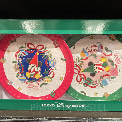 ディズニークリスマスグッズ2023：プレートセット 2023年11月07日(火)発売（リルリンリン）