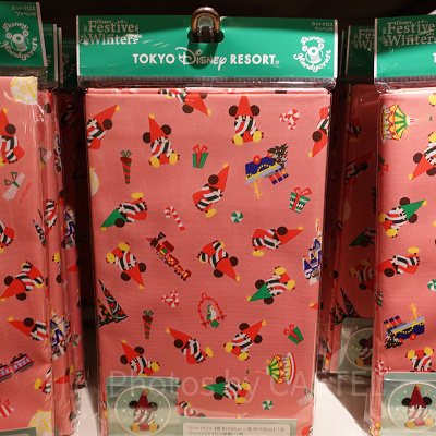 ディズニー・クリスマス・リルリンリングッズ：カットクロス ワッペン付き