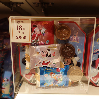 ディズニークリスマスグッズ2022：チョコレート