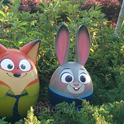 ディズニーイースターのジュディ＆ニックのエッグ