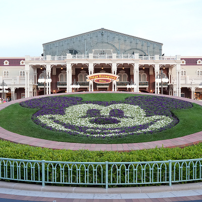 ディズニーのエントランス