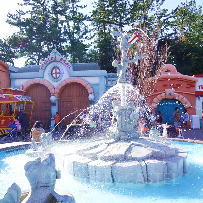 ディズニーの噴水