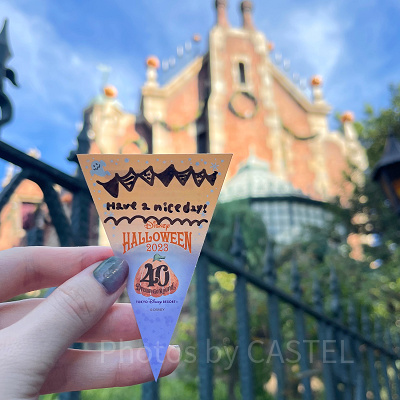 ディズニーハロウィンデザインのドリームガーランドシール