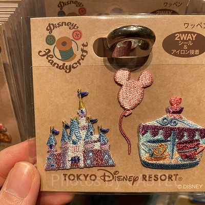 ディズニー・ハンディクラフト：ディズニーランドデザインのワッペンセット②