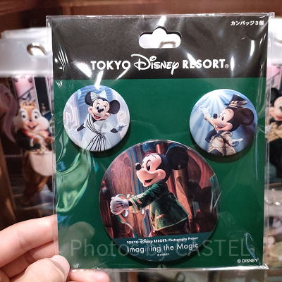 ディズニーイマジニングザマジックグッズ：缶バッジ3個組
