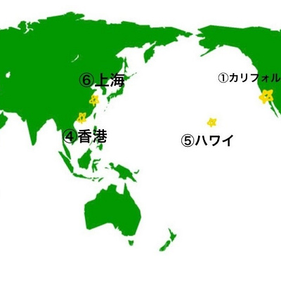 世界のディズニー地図
