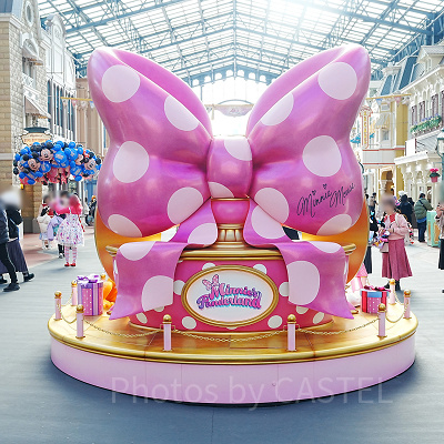 ディズニー・パルパルーザ “ミニーのファンダーランド”のデコレーション（メインエントランス）