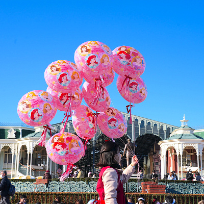 ディズニープリンセスの風船