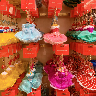 ディズニープリンセスドレスキーチェーン