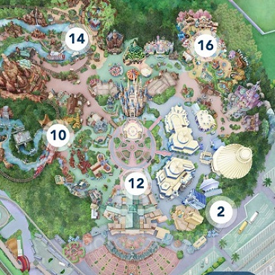 ディズニーレストランの予約手順①（アプリ）