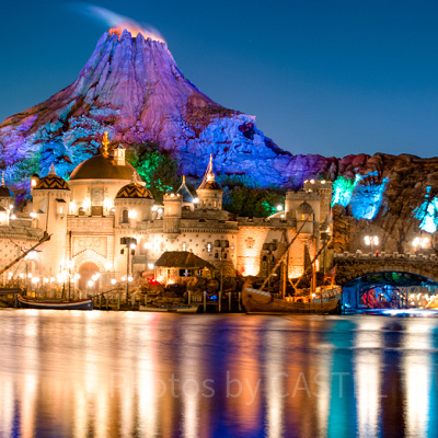 夜のディズニーシー