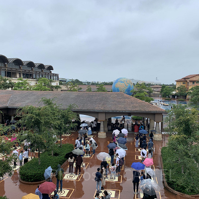 雨のディズニーシー