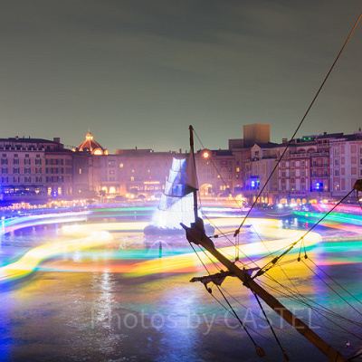 ディズニーシー夜景のカメラの置き場所