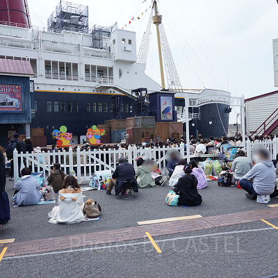 ディズニーシーのステージ外の自由席