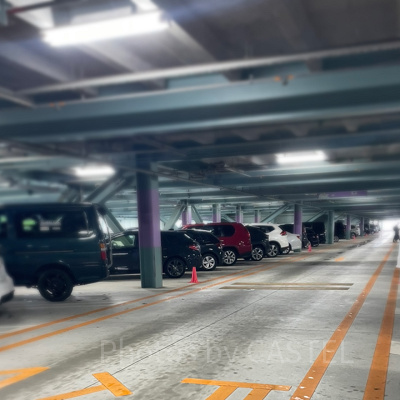 ディズニーシーの駐車場の様子